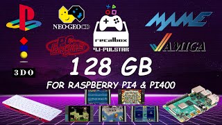 Recalbox 91 Pulsar 128 GB For Raspberry PI 4 amp PI 400 [upl. by Philipp]