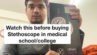 Watch this before buying your stethoscope littman medicalschool mbbs mbbslife medicalcollege [upl. by Minnie235]