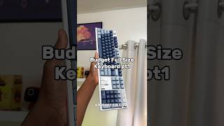 Budget Full Size Keyboard Clacky Mechanical Keyboard keyboard tech shorts [upl. by Ranite955]