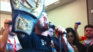 CM Punk Crashes WWE Panel At San Diego ComicCon Confronts Triple H [upl. by Assirolc339]