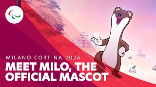 Meet Milo the Mascot of Milano Cortina 2026 🇮🇹 ❄️  Paralympic Games [upl. by Epstein]