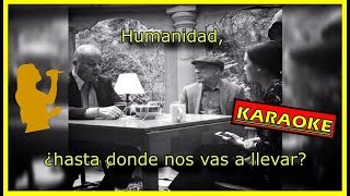 Humanidad  Natalia Lafourcade KARAOKELETRA [upl. by Yht296]