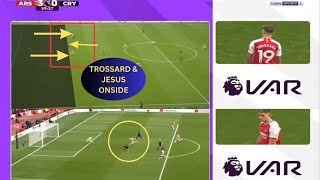 Why VAR TOOK Long To ALLOW Trossards GOAL vs Crystal Palace Arsenal vs Crystal Palace smithrowe [upl. by Daus556]