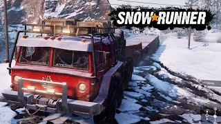 SNOWRUNNER Season 4 Part 9  UNLOCKING THE BEST TRUCK IN THE GAME Phase 4 ZIKZ 605R [upl. by Ritz]