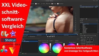 6 Kostenlose Schnittprogramme für Einsteiger  Fortgeschrittene VideoschnittsoftwareVergleich XXL [upl. by Stoller406]