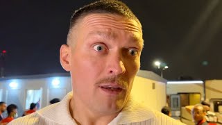 Oleksandr Usyk REACTS to Tyson Fury beating Ngannou [upl. by Dodson]