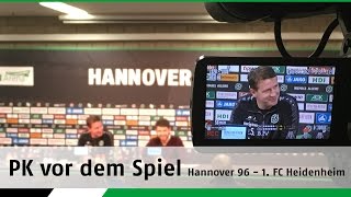 PK vor dem Spiel  Hannover 96  1 FC Heidenheim [upl. by Aramo982]