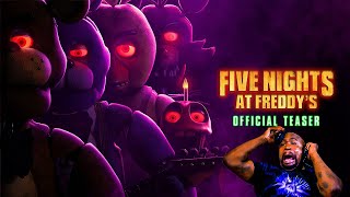 Five Nights At Freddys  Official Teaser Reaction [upl. by Ruhtua]