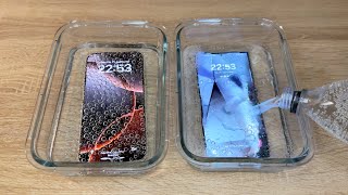 iPhone 16 Pro Max vs Samsung Galaxy S24 Ultra  Sparkling Water FREEZE Test [upl. by Jobye820]