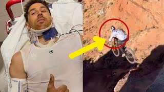 Gee Atherton Red Bull Rampage crash Gee Atherton Rampage crash Gee Atherton Crash [upl. by Aropizt]