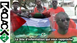 Abdou Karim «nitoudeugg» dénonce une injustice envers les palestiniens et brûle le drapeau israélien [upl. by Ulrich]