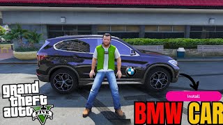 BMW X1 Car Install In GTA 5  BMW X1 Royal Car  Hindi [upl. by Ribble328]