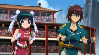 Beyblade Metal Fury Ita Ep 9 Combattimento sul Fiume Giallo [upl. by Cori684]