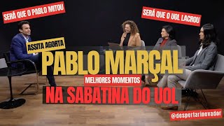 Treta na Sabatina Melhores Momentos da Entrevista do UOLFolha com Pablo Marçal [upl. by Gar318]