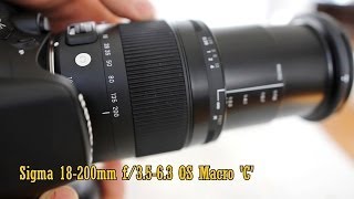 Sigma 18200mm f3563 OS Macro C lens review with samples [upl. by Eicak]