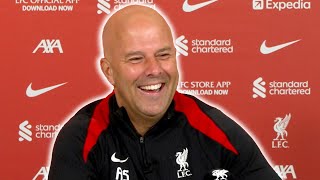 Arne Slot prematch press conference  Liverpool v Brentford [upl. by Linetta866]