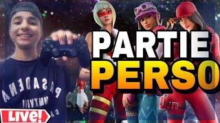 LIVE FORTNITE PARTIE PERSONNALISÉE ET DÉFILÉ DE MODE  BOUTIQUE [upl. by Ahsad]