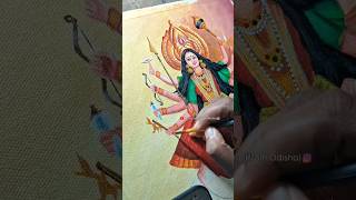 😍Maa Durga Paintingଆପଣମାନଙ୍କୁ ଦଶହରା ର ଅନେକ ଅନେକ ଶୁଭେଚ୍ଛାHappy Dussehra odia shorts [upl. by Douty224]