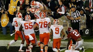 Clemson Game Winning Drive vs Alabama  2016 National Championship  NCAA Football Highlights HD [upl. by Nap]