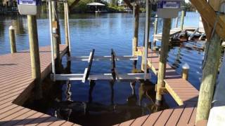 Boathouse Boat Lifts by IMM Quality Boat Lifts [upl. by Nospmas]