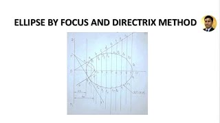 Ellipse by Focus and Directrix Method  Engineering Curves  Engineering Drawing [upl. by Rosa]