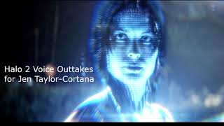 Halo 2 Voice Outtakes for CortanaJen Taylor [upl. by Nnylassej]