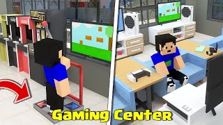 Membuat Rental PS 5 Dan VR Gaming Center Dengan Furniture di MCPE [upl. by Annaiek]