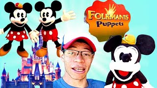 DISNEY FOLKMANIS MINNIE MOUSE PUPPET REVIEW  JustinTalksPuppets [upl. by Simmie]