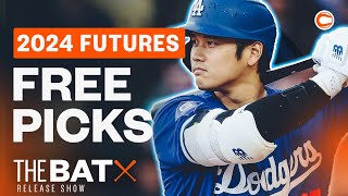 MLB 2024 FUTURES BETS  MLB PROP PICKS POWERED BY THE BAT X [upl. by Marsh]