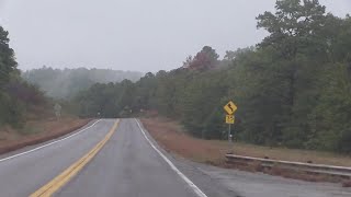 WATCH KOCO drives through Talimena Scenic Drive to see fall foliage [upl. by Shurwood]