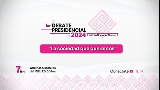 Primer Debate Presidencial  México 2024 [upl. by Dorcus]