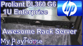 HP DL360 G6 High End Enterprise 1U Awesome Server  963 [upl. by Htez871]