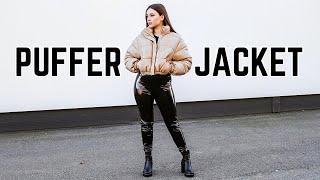 11 PUFFER JACKET OUTFIT IDEAS  Lookbook [upl. by Jarus]