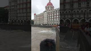 gate way of India monsoon view mumbai gatewayofindia tajmahalhotel colaba [upl. by Dorr618]