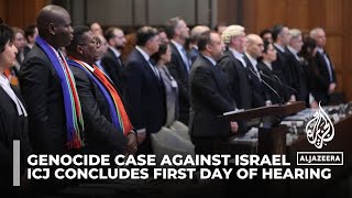 ICJ concludes first day of hearing in genocide case against Israel [upl. by Annasor]