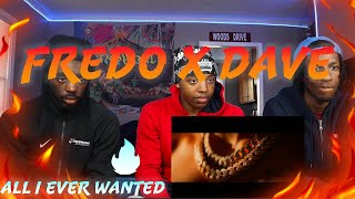 AMERICANS REACT Fredo ft Dave  All I Ever Wanted Official Video [upl. by Wolenik]