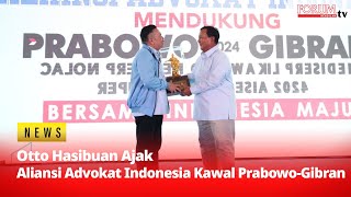 OTTO HASIBUAN AJAK ALIANSI ADVOKAT INDONESIA KAWAL PRABOWOGIBRAN [upl. by Mitch]