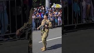 Desfile Militar de El Salvador elsalvador pupusas pulgarcitodeamerica [upl. by Nimocks]