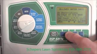 How to configure your Rain Bird ESPSMTe Irrigation Controller [upl. by Remmos]