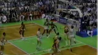 Larry Bird 36105 vs Hawks  1986 ECSF Celtics 240 run [upl. by Ynohtnanhoj771]