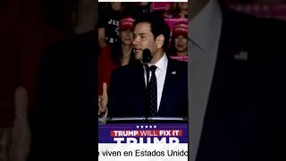 Marco se atreve a hablar Español con Donald Trump [upl. by Chelton]