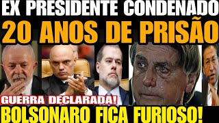 Bomba EX PRESIDENTE CONDENADO A 20 ANOS DE PRISÃO JAIR BOLSONARO FICA FURIOSO COM PREFEITO D SANT [upl. by Tennos232]