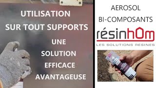 RésinHôm Aérosol polyuréthane deux composants [upl. by Whitver]