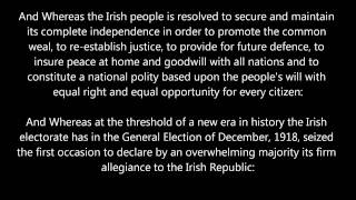 Irish Declaration of Independence [upl. by Nalda563]