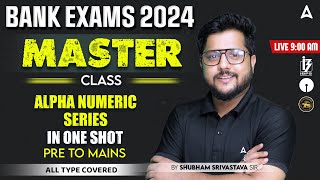 Alphanumeric Series Reasoning Tricks and Concepts  Bank Exam 2024 Reasoning By Shubham Srivastava [upl. by Euqininod]