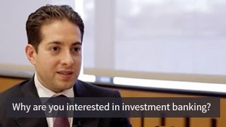 Mock Interview Question Why Investment Banking [upl. by Herzig]