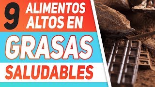 9 ALIMENTOS ALTOS EN GRASA QUE DEBERÍAS CONSUMIR  The Fit Club [upl. by Callas45]