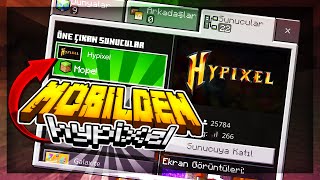 HYPİXEL MCPE SERVER E NASIL GİRİLİR İOS ANDROİD W10  JAVA HYPİXEL   minecraft pe hypixel server [upl. by Aicad]