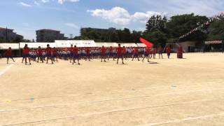 佐倉市立上志津小学校運動会 応援合戦 赤組応援 [upl. by Ariadne]