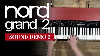 Nord Grand 2  Demo Of The Other Sounds Not Acoustic Pianos  Bonners Music [upl. by Leehar24]